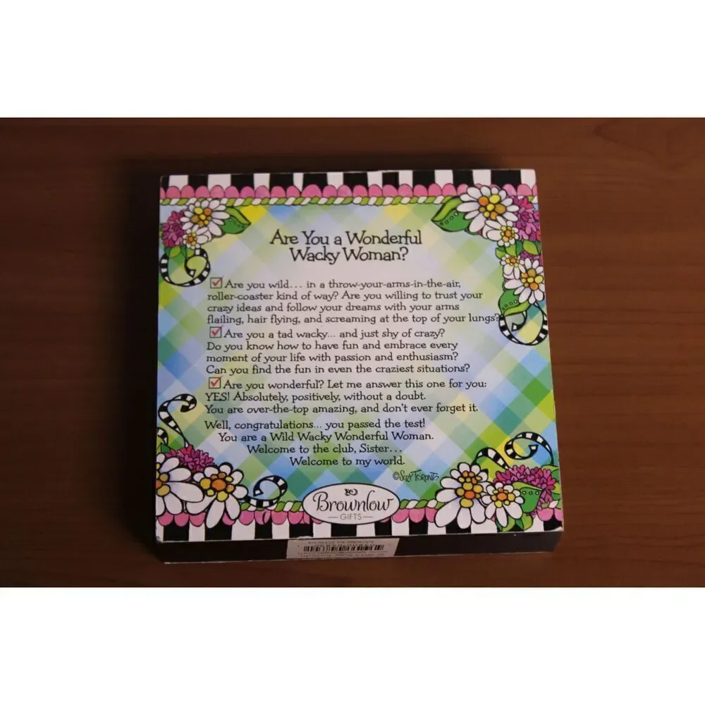 Wacky Woman Tabletop Plaque #A48
